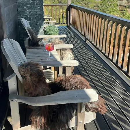 Luxury Mountain With Hot Tub And Trails Gautefall
